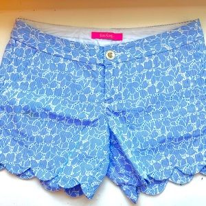 Lilly Pulitzer Scallop Shorts